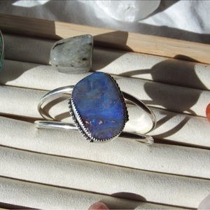 Australian Boulder Opal Cuff